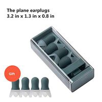 4 Pairs Reusable Silicone Ear Plugs - Ultra Soft Silicone Earplugs High Fidelity Noise Reduction for Adults Flight Flying Travel with Storage Case