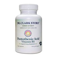 Dr. Clark Pantothenic Acid (Vitamin B5) Supplement, 450mg, 100 Capsules