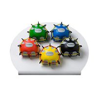 CanDo 10-2286 Digi-Extend n' Squeeze Hand Exerciser with Stand, Medium 5-piece Set, Yellow through Black