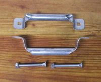 Pair Garage Door 6.5" Lift Handles w/Hardware DIY Truck Overhead Shed Barn