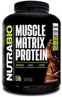 NutraBio Muscle Matrix - Whey Protein Blend (Chocolate, 5 Pounds)