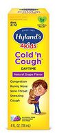 Cold Medicine for Kids Ages 2+ by Hylands, Cold and Cough 4 Kids Grape, Daytime, for Cough, Decongestant, Allergy and Common Cold Symptom Relief, 4 Fl Oz Each
