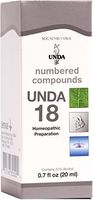 UNDA - UNDA 18 Numbered Compounds - Homeopathic Preparation - 0.7 fl. oz.