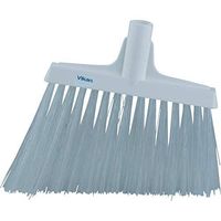 Vikan 29145 Heavy Duty Sweep Floor Broom Head, PET Bristle, Polypropylene Block, 11", White