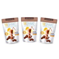 18 Shake Chocolate 3pck - Top Rated Protein Formula - Gluten Free - No Hormones - No Artificial Sweeteners - 100% Healthy Weight Loss