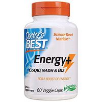 Doctor's Best Energy + CoQ10, NADH & B12, Immune System, Energy, Mood, 60 Ct