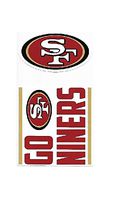 NFL San Francisco 49ers Double Up Die Cut 2-Piece Sticker Sheet