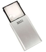 Mighty Bright 86012 Lighted Pop-Up Magnifier, Silver