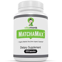 MATCHAMAX™ Organic Japanese Matcha Capsules - Pure Organic Matcha Green Tea Pills For Smooth Zen-Like Energy and Natural Mood Boost - Vegan Matcha Supplement Packed with Antioxidants - 60ct from Japan