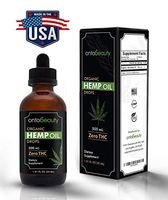 Hemp Oil Drops 500mg - Supports Overall Health, Improves Mood, Skin and Hair - Organic Hemp Oil is Rich in Omega 3, 6, 9 Fatty Acids for Heart and Joint Support - Premium Hemp Seed Oil for Anxiety