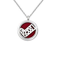 LoEnMe Jewelry Aromatherapy Essential Oil Diffuser Necklace Sock Gift Locket Pendant with Free Refill Pads