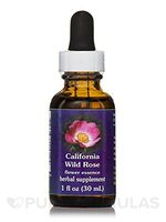 Flower Essence FES Quintessentials California Wild Rose Supplement Dropper - 1 fl oz