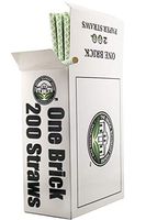 Large Diameter Paper Straw .3125" 8 mm | Perfect for Thick Beverages | Biodegradable Drinking Straws | 200 Pack | FDA Approved