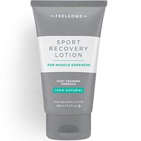 Sport Recovery Lotion by The Feel Good Lab - 100% Natural, Clean Ingredients - Recover from Post-Workout Muscle Soreness and Sports Injuries (3.4oz, 1 Count)