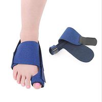 HAIHF Bunion Corrector and Bunion Relief, Orthopedic Big Toe Straightener Splint Brace for Women and Men, Day Night Elastic Corrector Support, Treat and Prevent Hallux Valgus(Blue)