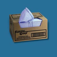 Chicopee 8253 Chix Medium-Duty Towel with Microban, 13" Width x 21" Length, Blue
