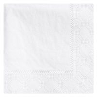 Hoffmaster 345000 710-W Beverage Napkin, Regal Embossed, 1 Ply, 1/4 Fold, 9-1/2" x 9-1/2", White (Pack of 4000)