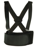 OK-1 by Occunomix OK-1000S-S Support Belt with Pad and Suspenders, Small 23"-29" Waist, Black