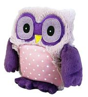 Hooty Purple OWL - WARMIES Heatable Lavender Scented Stuffed Animal