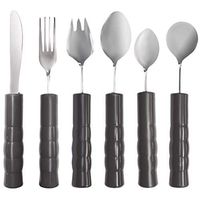 Weighted Utensil Set with Solid Plastic Handles