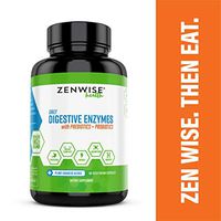 Digestive Enzymes Plus Prebiotics & Probiotics - Natural Support for Better Digestion & Lactose Absorption - for Bloating & Constipation + Gas Relief & Leaky Gut - 60 Vegetarian Capsules