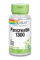 Pancreatin 1300 Solaray 90 Caps, 2 Pack
