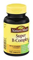 Nature Made Super B Complex Tablets, 140 Count (Pack of 3)