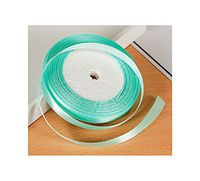 22Meters/Roll 6Mm Silk Satin Ribbons Baby Shower Birthday Party Wedding Engagement Christmas Halloween Gift Wrapping Ribbon,Tiffayblue