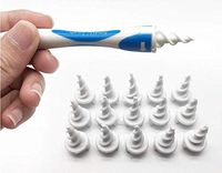 KUOHAI Earpick, Silicone Ear Cleaner, Earpick, Ear Cleaner, Safety Rotating Soft Material Earpick