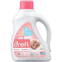 Dreft Stage 1: Newborn Liquid Laundry Detergent (HE), 100 Fluid Ounce, 64 Loads