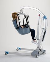 Patient Aid One Piece Patient Lift Sling with Positioning Strap, Size Medium, 600lb Weight Capacity