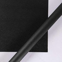 10 Sheets Luxurious Gift Wrapping Paper for Birthday, Holiday, Wedding, Baby Shower, DIY Handmade Gift Box Gift Packaging Paper 20.5 inch X 29.5 inch (Black)