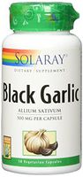 Solaray Black Garlic Bulb 500 mg VCapsules, 50 Count