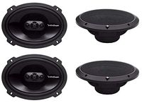 4) New Rockford Fosgate P1694 6x9" 300 Watt 4 Way Car Coaxial Speakers Audio