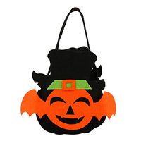 Candy Bag Bat Style, Keepfit Halloween Gift Bag Pumpkin Trick or Treat Tote Bags for Kids
