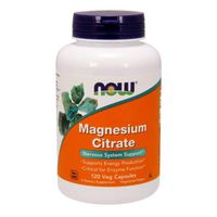 Now Foods Magnesium Citrate caps- 120 Vcaps ( Multi-Pack)