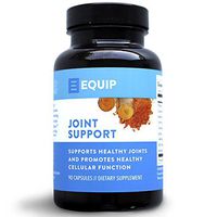 Equip Joint Support Health Supplement Extra Strength Pills Best for Knee, Hand, Back Aches & Soreness w Turmeric Curcumin, Potassium, Bromelain for Men & Women