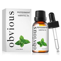 Obvious Pure Peppermint Essential Oil - Therapeutic Grade Mentha Piperita for Aromatherapy - 1 oz.