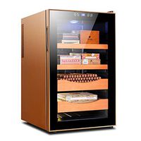 JCJ-Shop Premier Cigar Humidors, with Touch Display and Circulating Air Cooling, with Dual-Mode Dual-Core Silent Energy Saving, Can Hold 400 Cigars