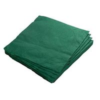 Exquisite 50 Pack of Beverage Paper Napkins The 2 Ply Party Napkins are Highly Absorbent of Vibrant Colors - Dark Green Napkins