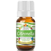 Pure Gold Citronella Essential Oil, 100% Natural & Undiluted, 10ml