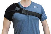 ObboMed MB-4310 Shoulder Stability Brace with Pressure Pad Light and Breathable Neoprene Shoulder Support for Rotator Cuff, Dislocated AC Joint Labrum Tear, Shoulder Pain, Shoulder Compression Sleeve