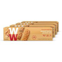 WW Peanut Butter Protein Stix - Gluten-free, High Protein Snack Bar, 2 SmartPoints - 4 Boxes (24 Count Total) - Weight Watchers Reimagined