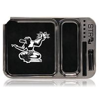 STR8 Brand - Premium Rolling Tray Made from Melamine // Large (Black)