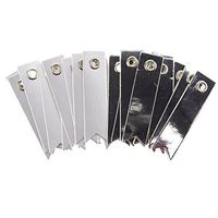 Homeford Paper Pennant Tags, 2-Inch, 20-Count (Platinum)