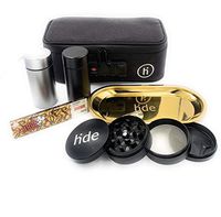 Hide Stash Kit - Large & Small Bag, Pouch, Storage Jar - Sleek & Stylish Storage Solutions for Tobacco, Cigars, Pipe, Herbs, Smoking Accessories - Odorless, Waterproof, Smell-Proof - 6-Piece Bundle