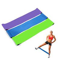 Amiley 500MM50MM0.5MM Resistance Bands Exercise Loops Workout Bands for Home Fitness, Stretching, Physical Therapy and More (random)