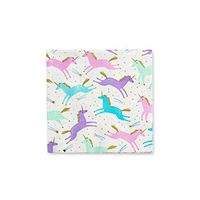 Daydream Society Pastel Magical Unicorn Paper Party Napkins, Pack of 16