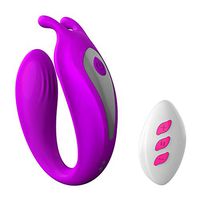 Bache60 Women 12 Frequency Strong Dual Mōtors Vibratór G-Spót Clitóris Sti-mulation Masager with Wireless Remote Control Waterproof Adullt Six Toy for Couples