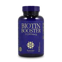 Biotin 10,000 mcg Hair Growth Vitamins for Stronger, Healthier Hair and Nail Strengthener 90 Capsules (3-Month Supply)
